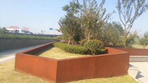 邯山耐候钢挡土墙